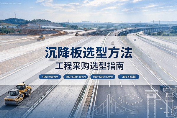 武义沉降板选择方法