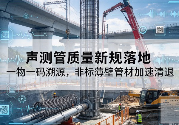 武义声测管质量新规落地，一物一码溯源，非标薄壁管材加速清退