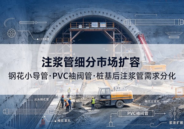 武义注浆管细分市场扩容，隧道钢花小导管、PVC 袖阀管、桩基后注浆管需求分化