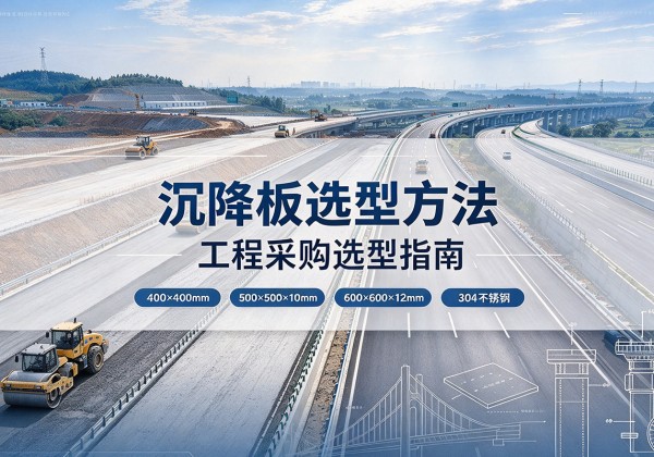 武义沉降板选择方法